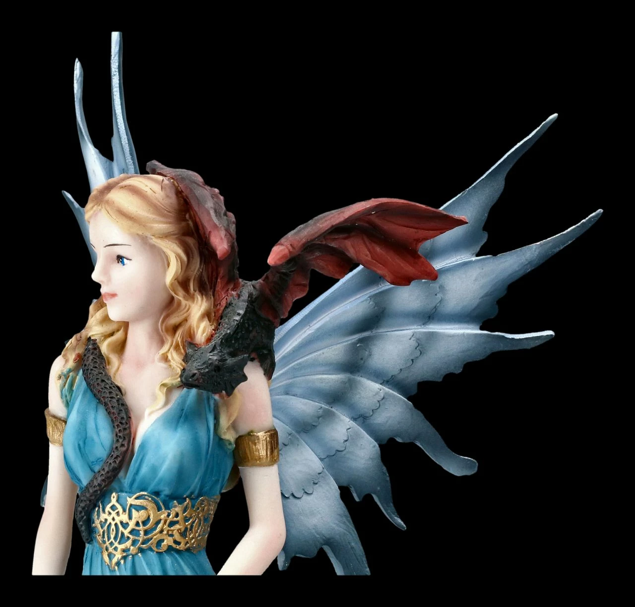 Elfen Figur - Kalia Mit Drache Auf Schulter – Bild 7