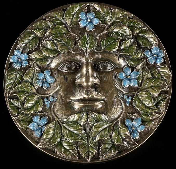 Greenman Wandrelief - Beltane