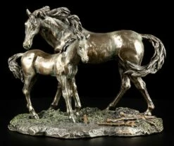 Pferde Figur - Stute Mit Fohlen