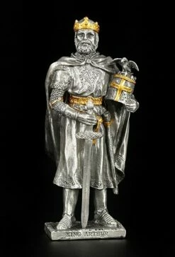 Zinn Ritter Figur - König Arthur
