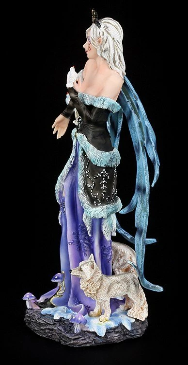 Elfen Figur Mit Zwei Füchsen – Bild 3