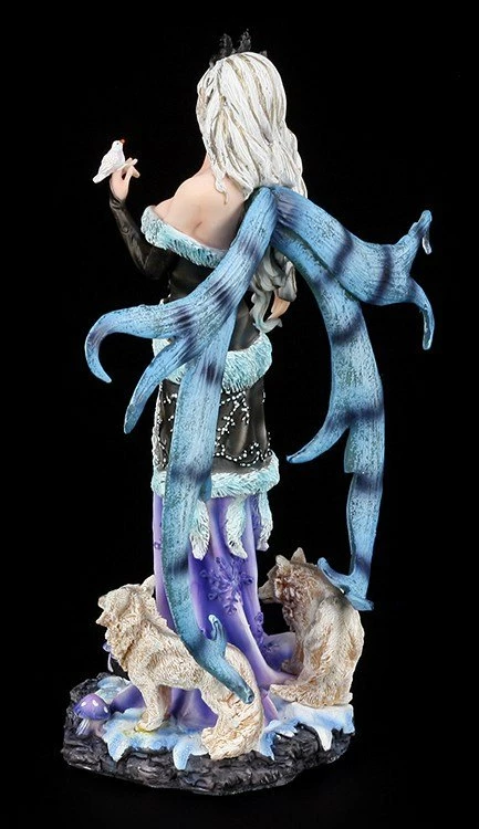 Elfen Figur Mit Zwei Füchsen – Bild 4