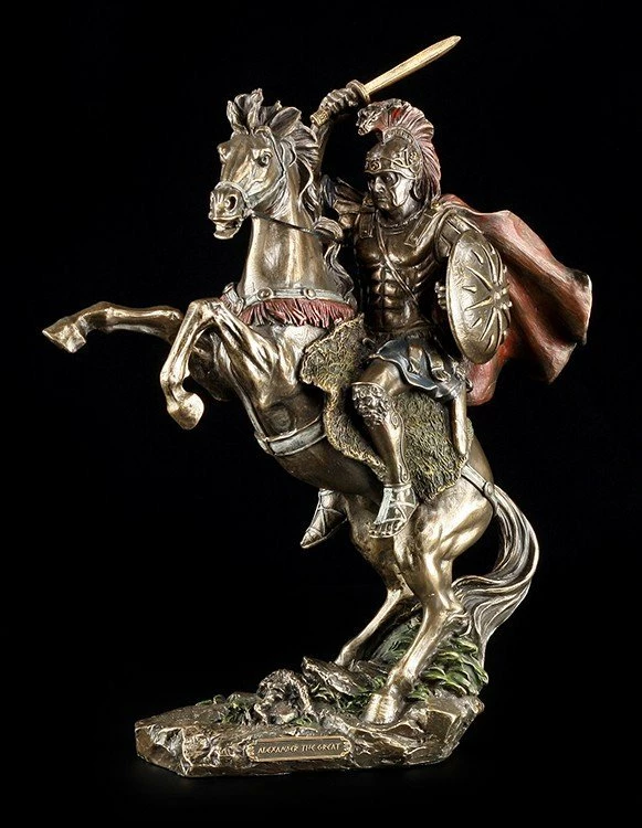 Alexander Der Große Figur Mit Pferd