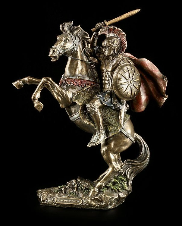 Alexander Der Große Figur Mit Pferd – Bild 2