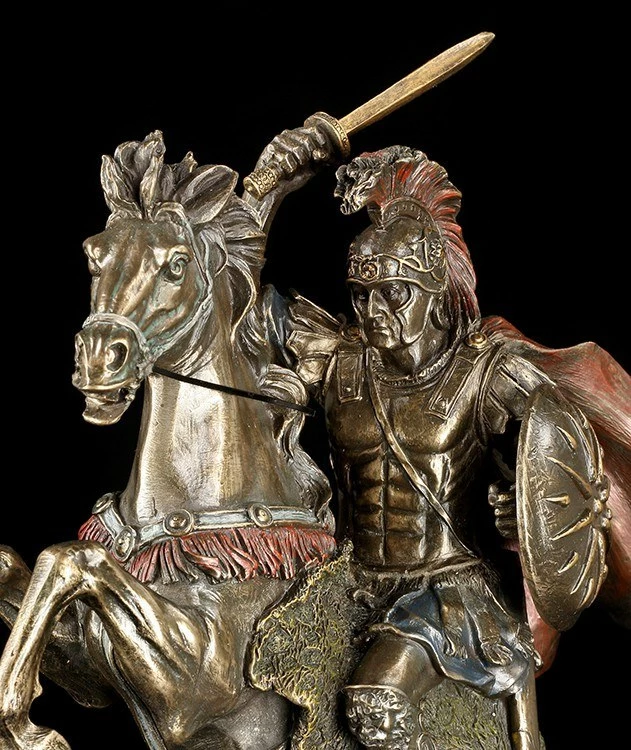 Alexander Der Große Figur Mit Pferd – Bild 7