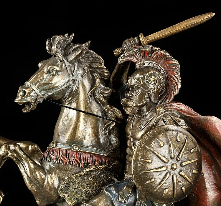 Alexander Der Große Figur Mit Pferd – Bild 8