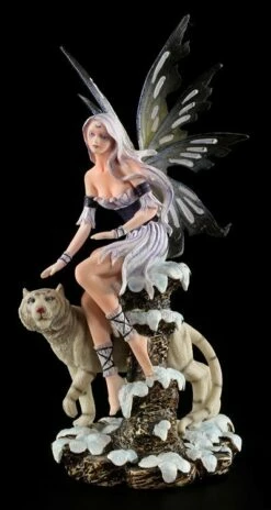 Elfen Figur - Enela Mit Weißem Tiger