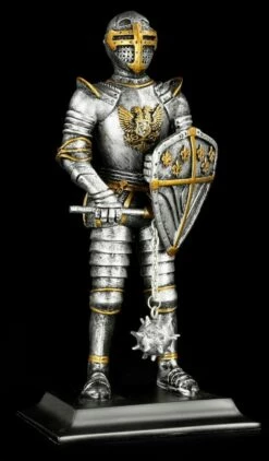 Ritter Figur Mit Morgenstern & Schild