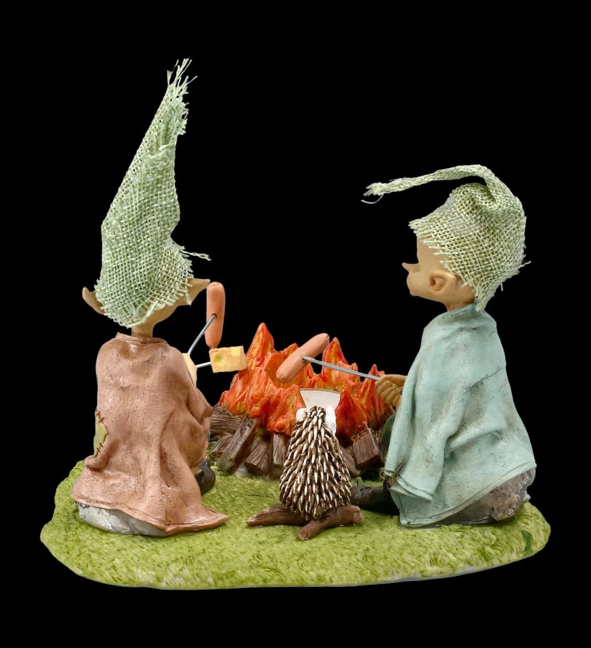 Teelichthalter - Pixie Kobolde Beim Grillabend – Bild 5