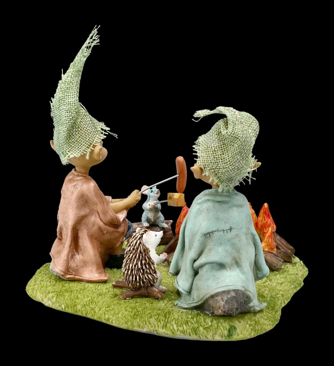 Teelichthalter - Pixie Kobolde Beim Grillabend – Bild 6