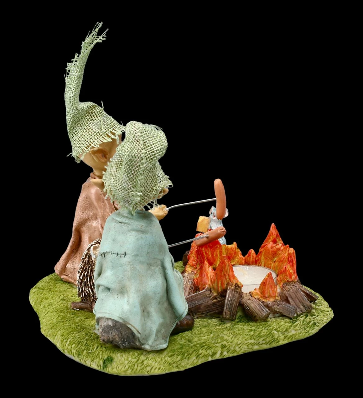 Teelichthalter - Pixie Kobolde Beim Grillabend – Bild 7