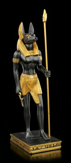 Ägyptische Figur - Anubis Mit Was-Zepter