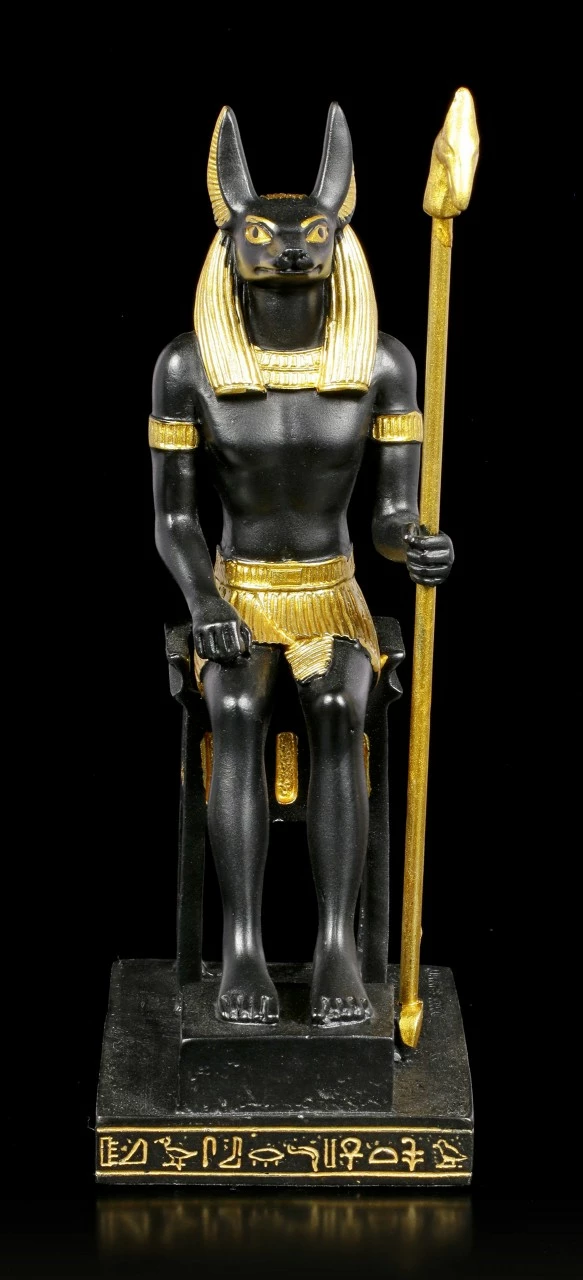Ägyptische Figur - Anubis Sitzend – Bild 2