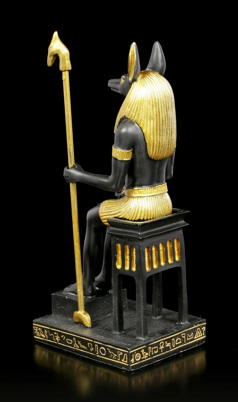 Ägyptische Figur - Anubis Sitzend – Bild 4