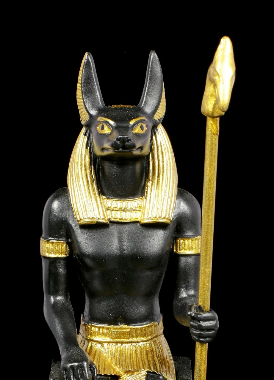 Ägyptische Figur - Anubis Sitzend – Bild 7