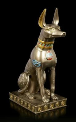 Ägyptische Figur - Anubis Bronziert