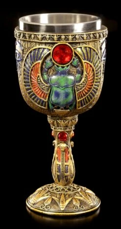 Ägyptischer Kelch - Skarabäus