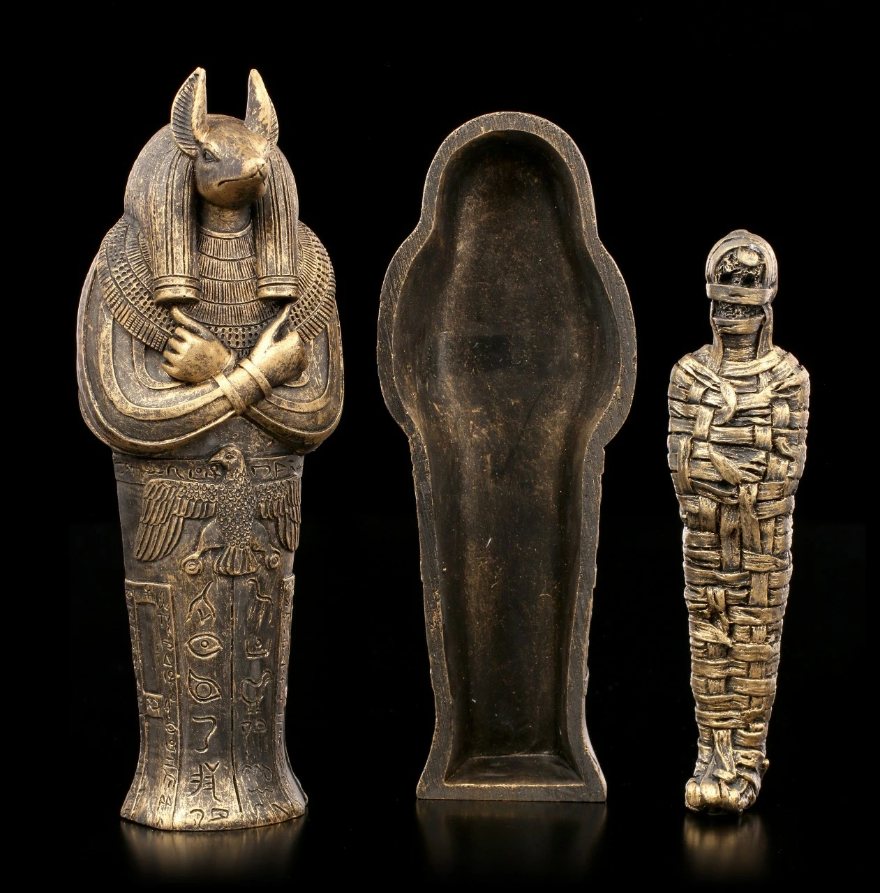 Anubis Sarkophag Mit Mumie – Bild 2