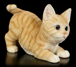 Baby Katzen Figur - Orange Tabby Spielend