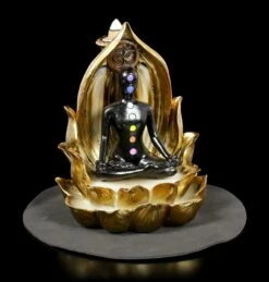 Backflow Räucherkegelhalter - Chakra Yoga