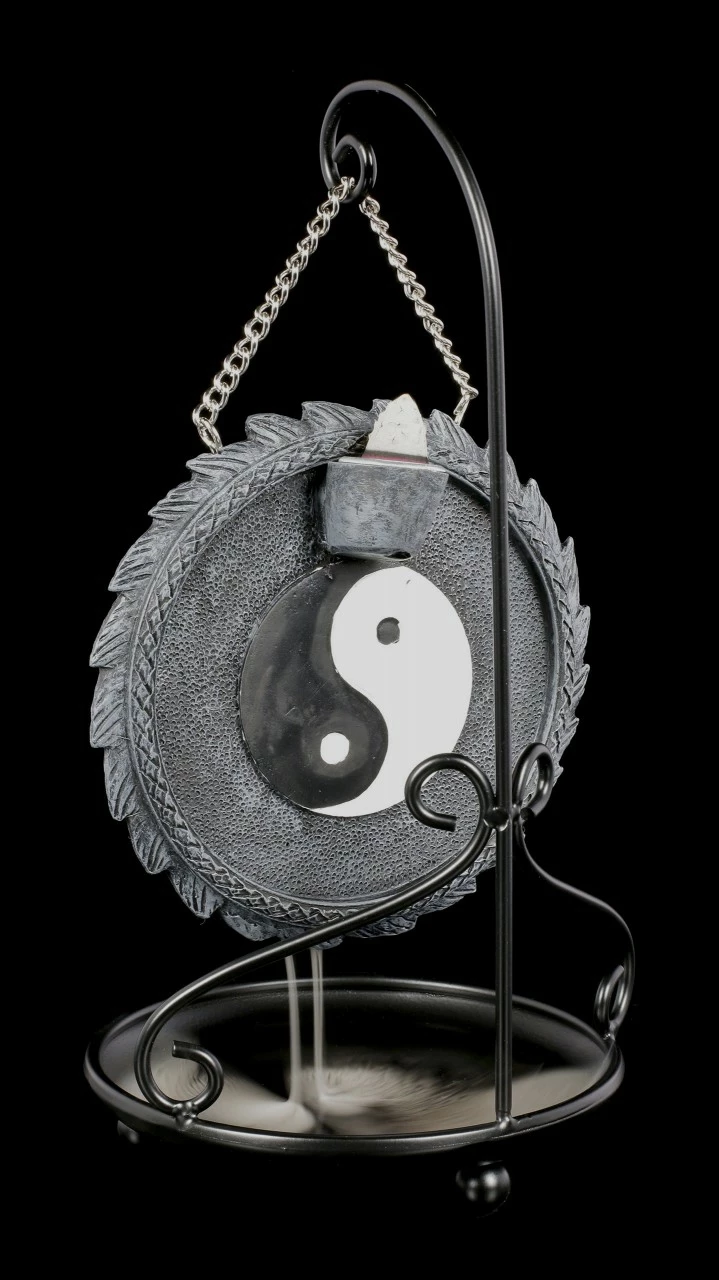 Backflow Räucherkegelhalter - Drache Yin Yang – Bild 4