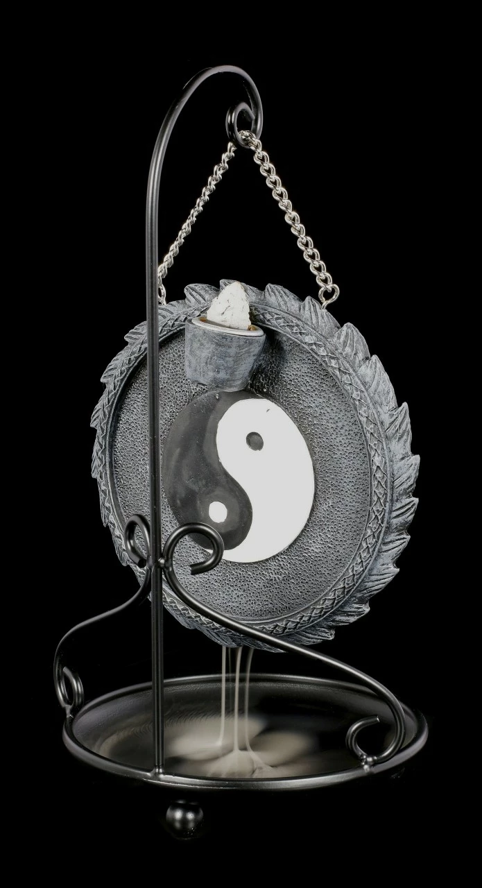 Backflow Räucherkegelhalter - Drache Yin Yang – Bild 5