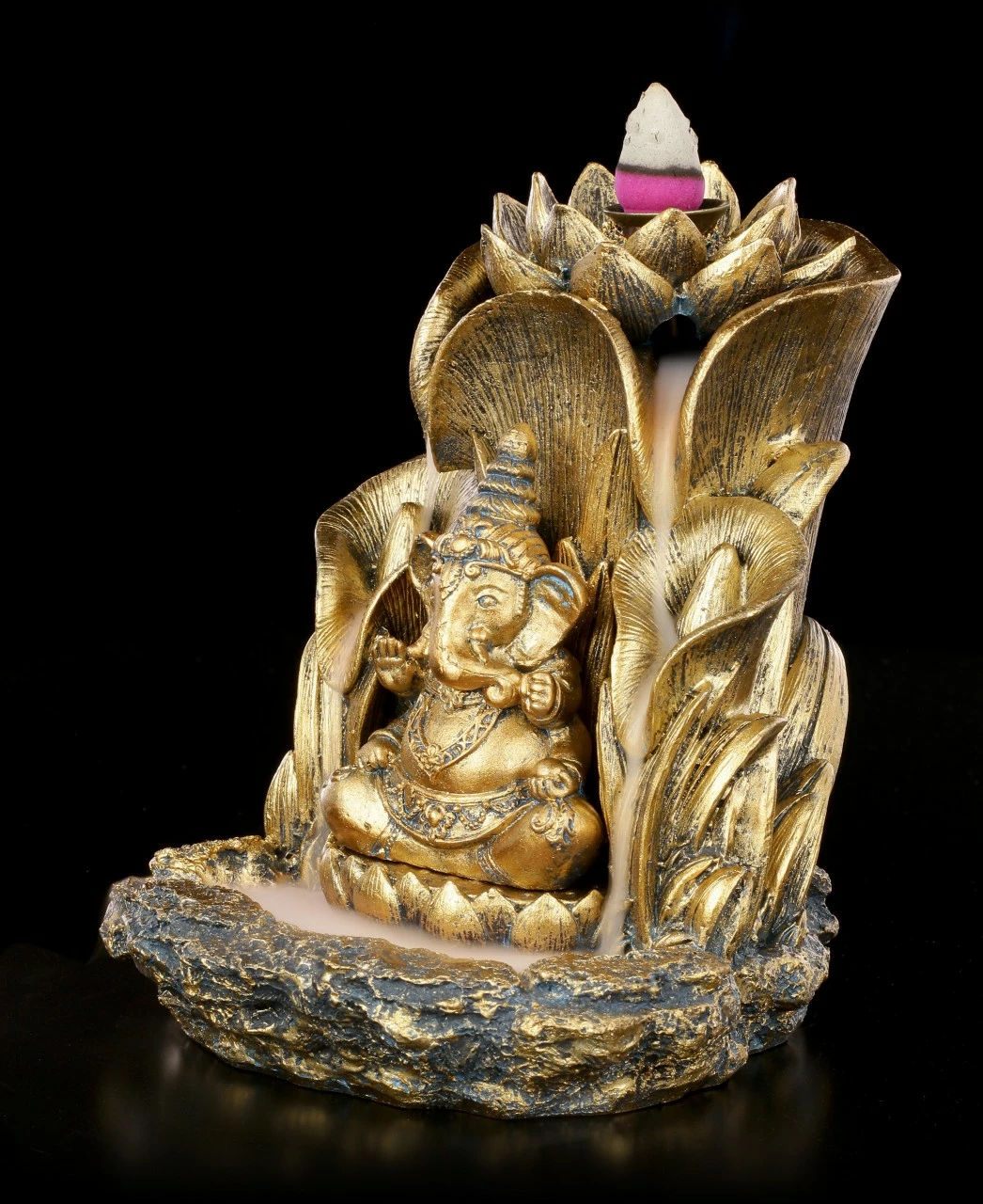 Backflow Räucherkegelhalter - Ganesha – Bild 3