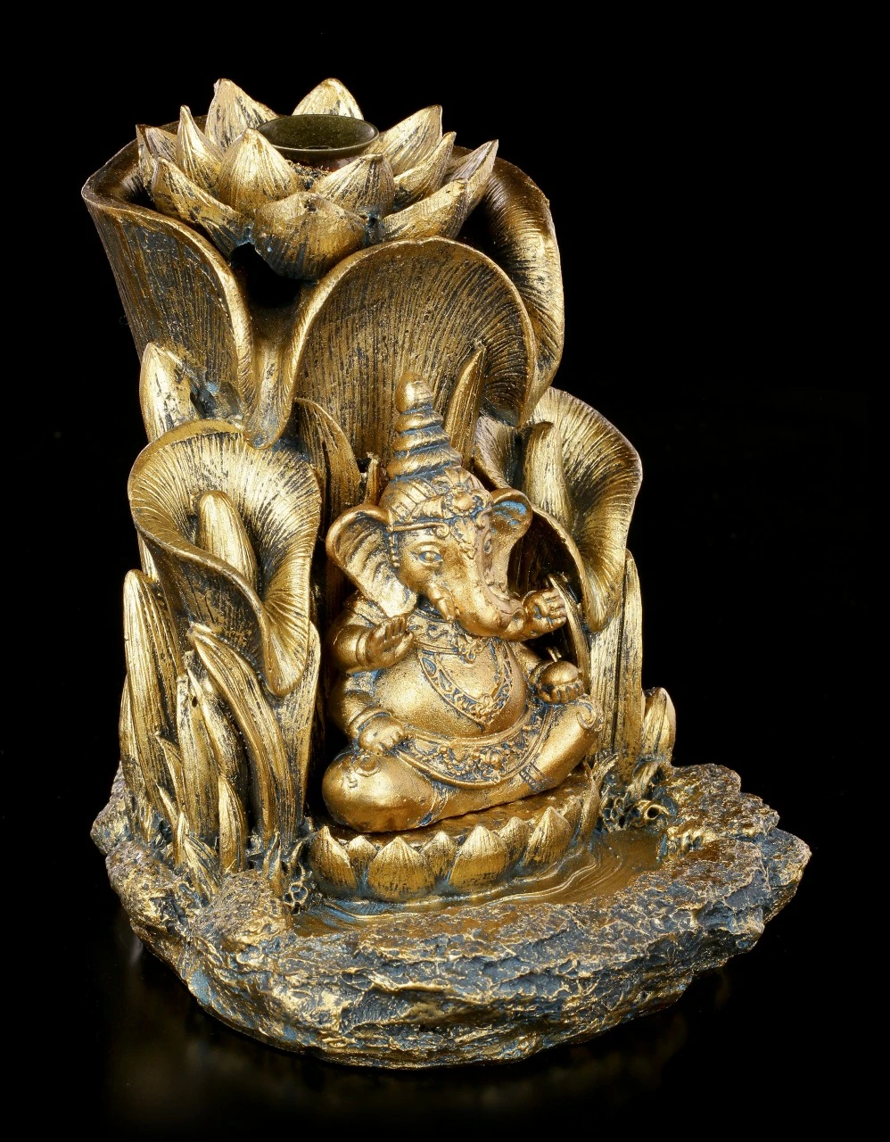 Backflow Räucherkegelhalter - Ganesha – Bild 7