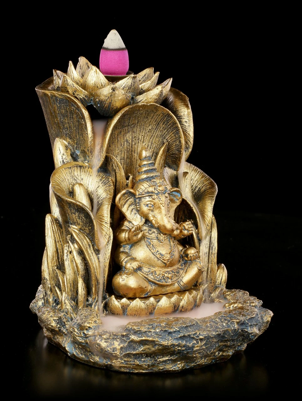 Backflow Räucherkegelhalter - Ganesha – Bild 2