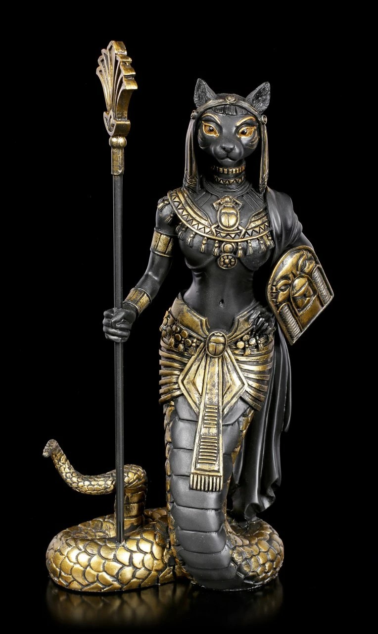 Bastet Figur Mit Schlangenkörper – Bild 2