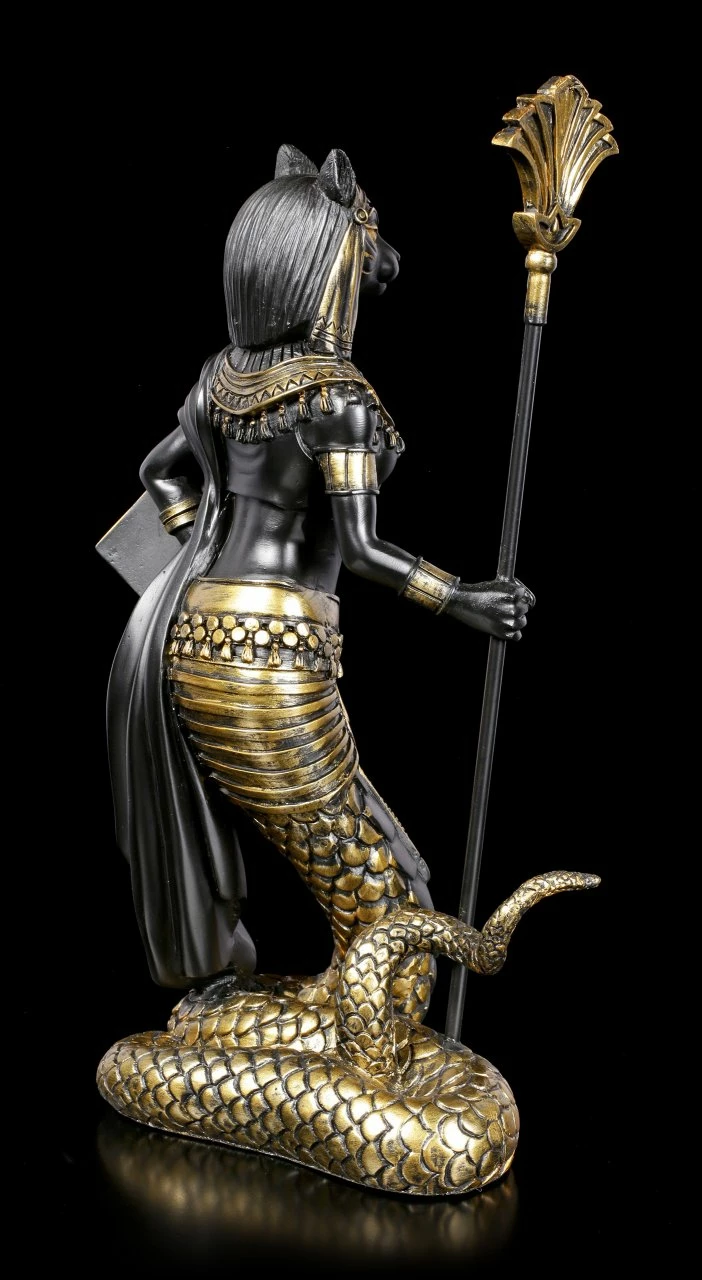 Bastet Figur Mit Schlangenkörper – Bild 4