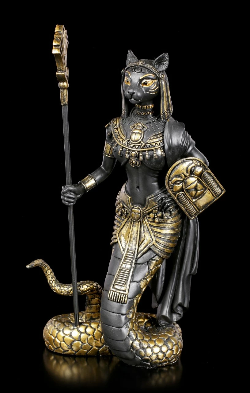 Bastet Figur Mit Schlangenkörper