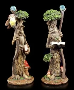 Waldgeist Figuren - Gelehrte Weise - 2er Set