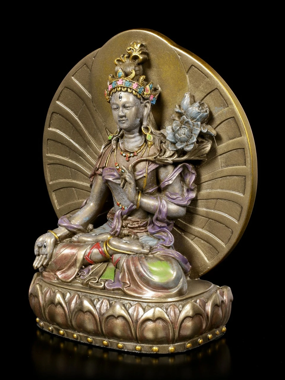 Buddha Figur - Weiße Tara – Bild 3