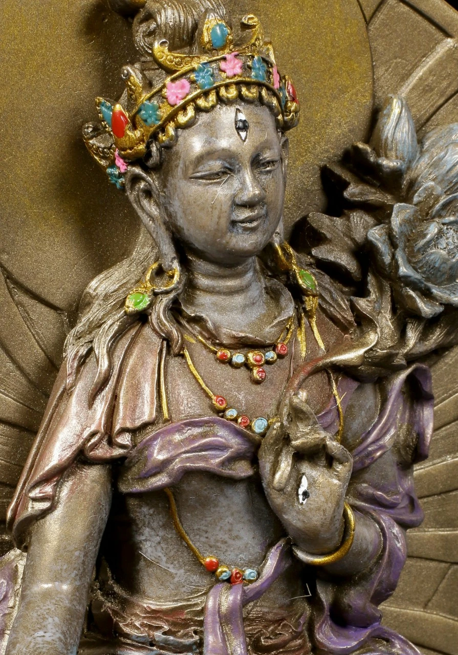 Buddha Figur - Weiße Tara – Bild 6
