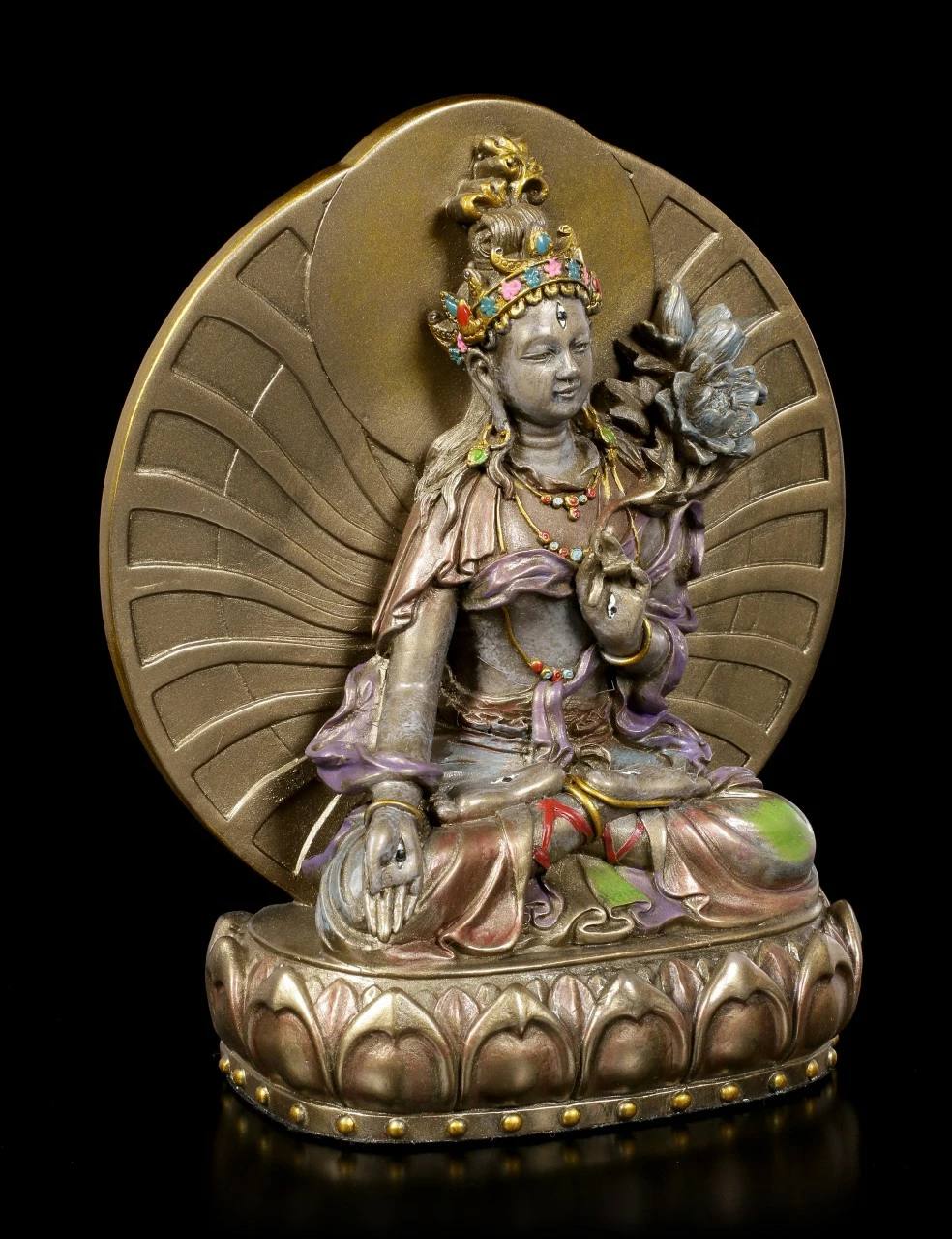 Buddha Figur - Weiße Tara – Bild 2