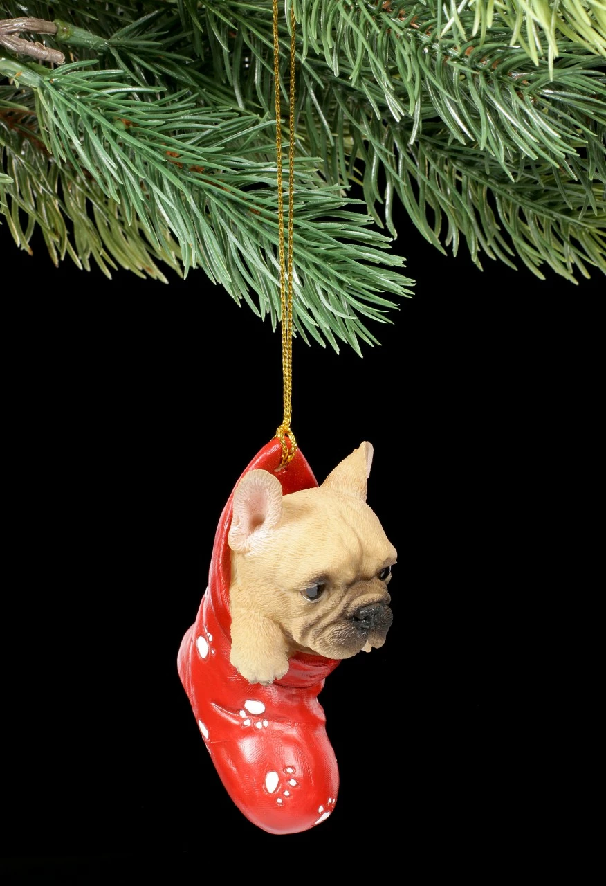 Christbaumschmuck Hund - Französische Bulldogge