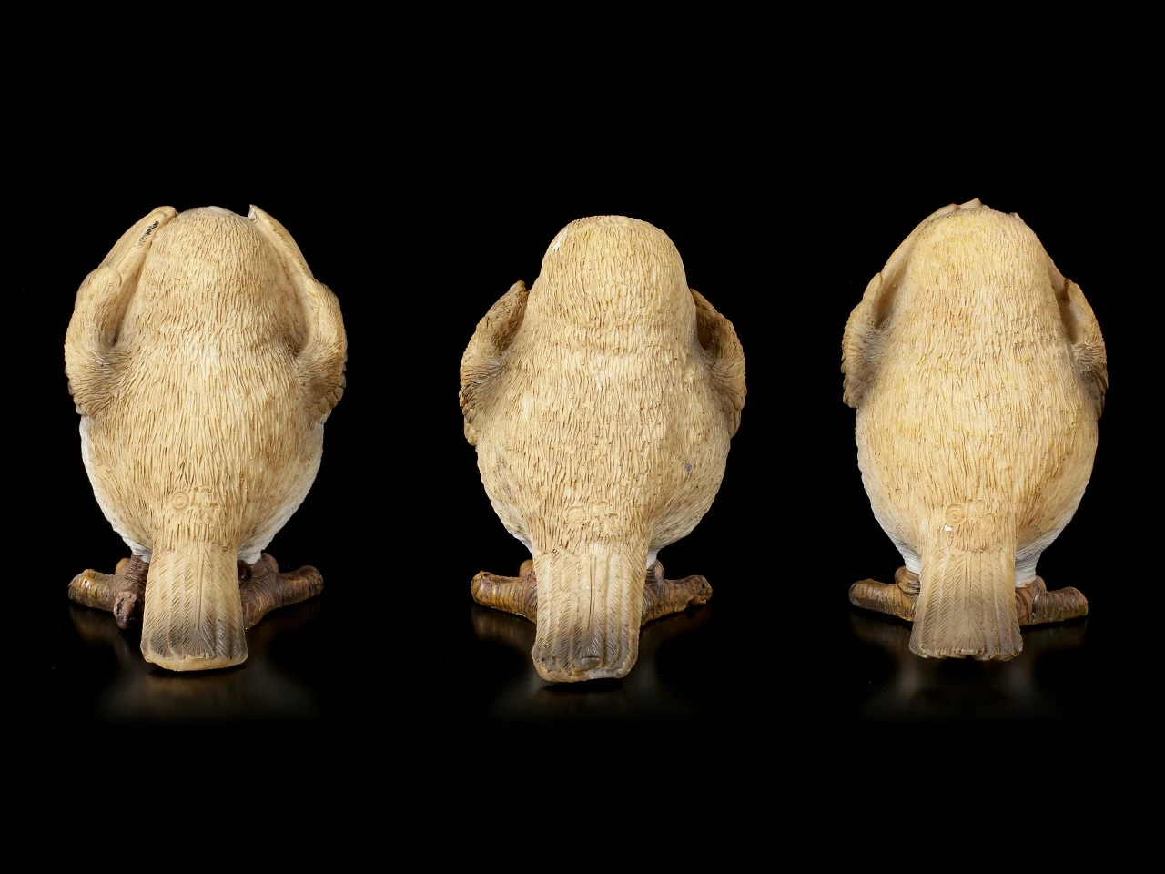 Drei Weise Rotkehlchen Figuren - Nichts Böses – Bild 4