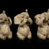 Elefanten Figuren 3er Set - Nichts Böses