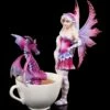 Elfen Figur Mit Tasse - Cup Fairy With Dragon