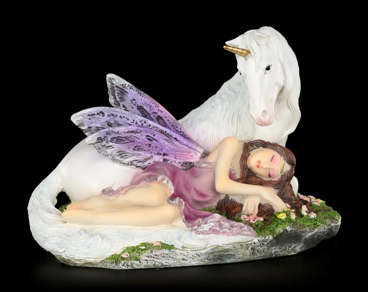 Elfen Figur - Euone Schläft Bei Einhorn – Bild 2