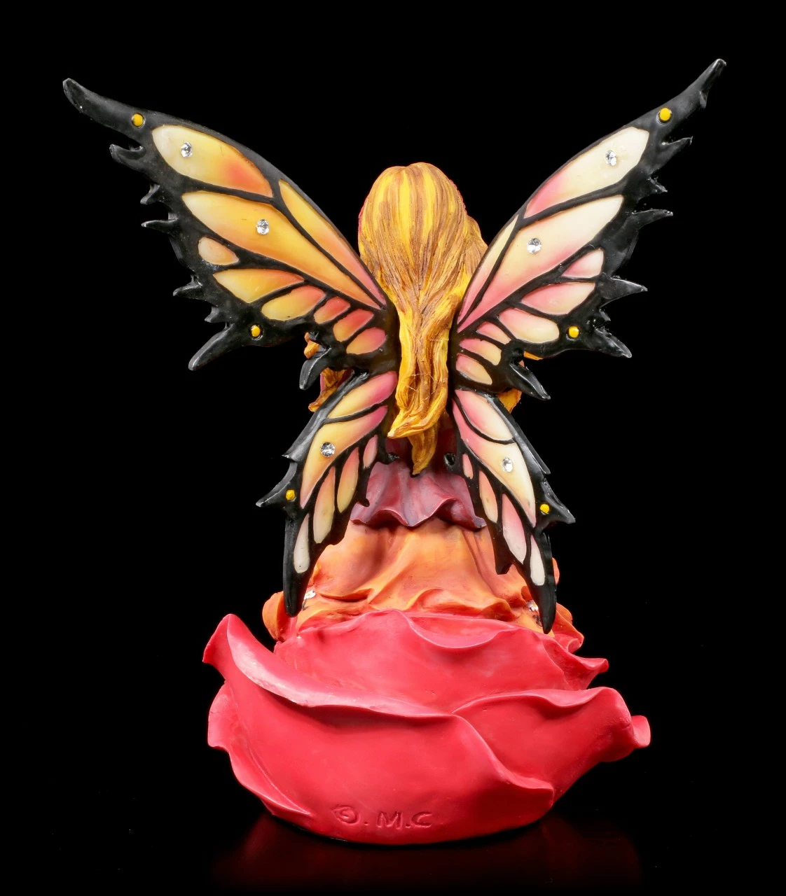 Elfen Figur - Isara Auf Rosenblüte Mit Kristallkugel – Bild 4