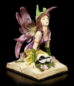 Elfen Figur - Myhia Kniend Auf Buch