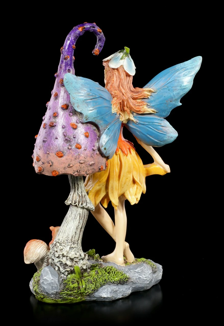 Elfen Figur - Nienna Mit Pilz Und Eichhörnchen – Bild 4