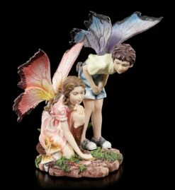 Elfen Figuren - Junge Und Mädchen Beim Spielen