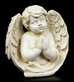 Engel Figur - Cherub Im Gebet Vertieft