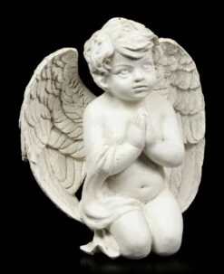 Engel Figur - Cherub Betend Auf Den Knien