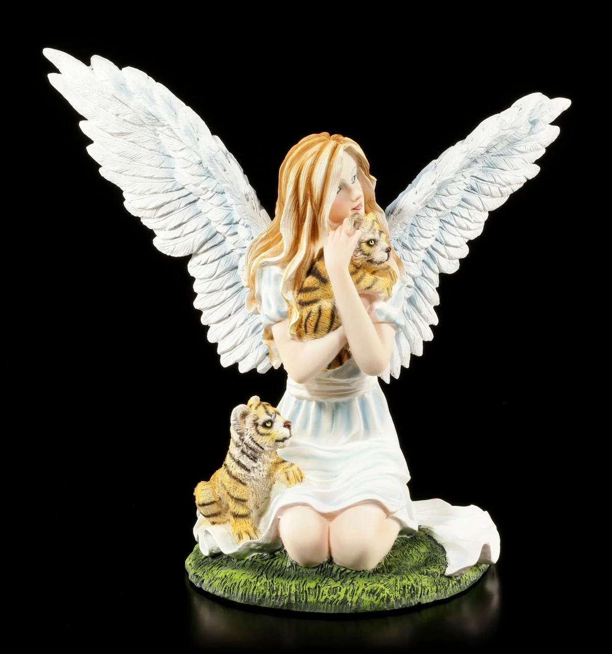 Engel Figur - Nariel Mit Tigerbabys â Bild 2