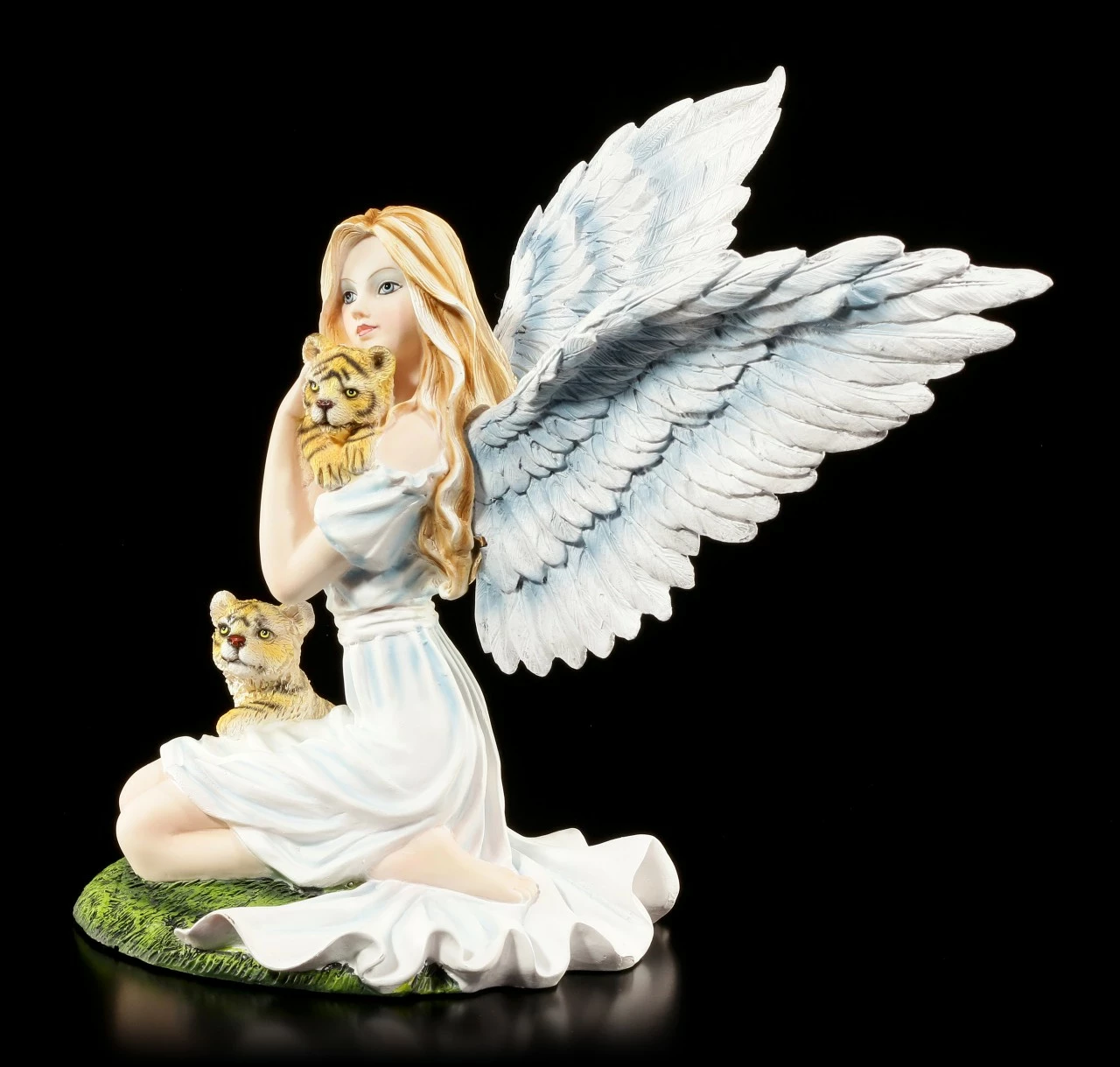 Engel Figur - Nariel Mit Tigerbabys â Bild 3