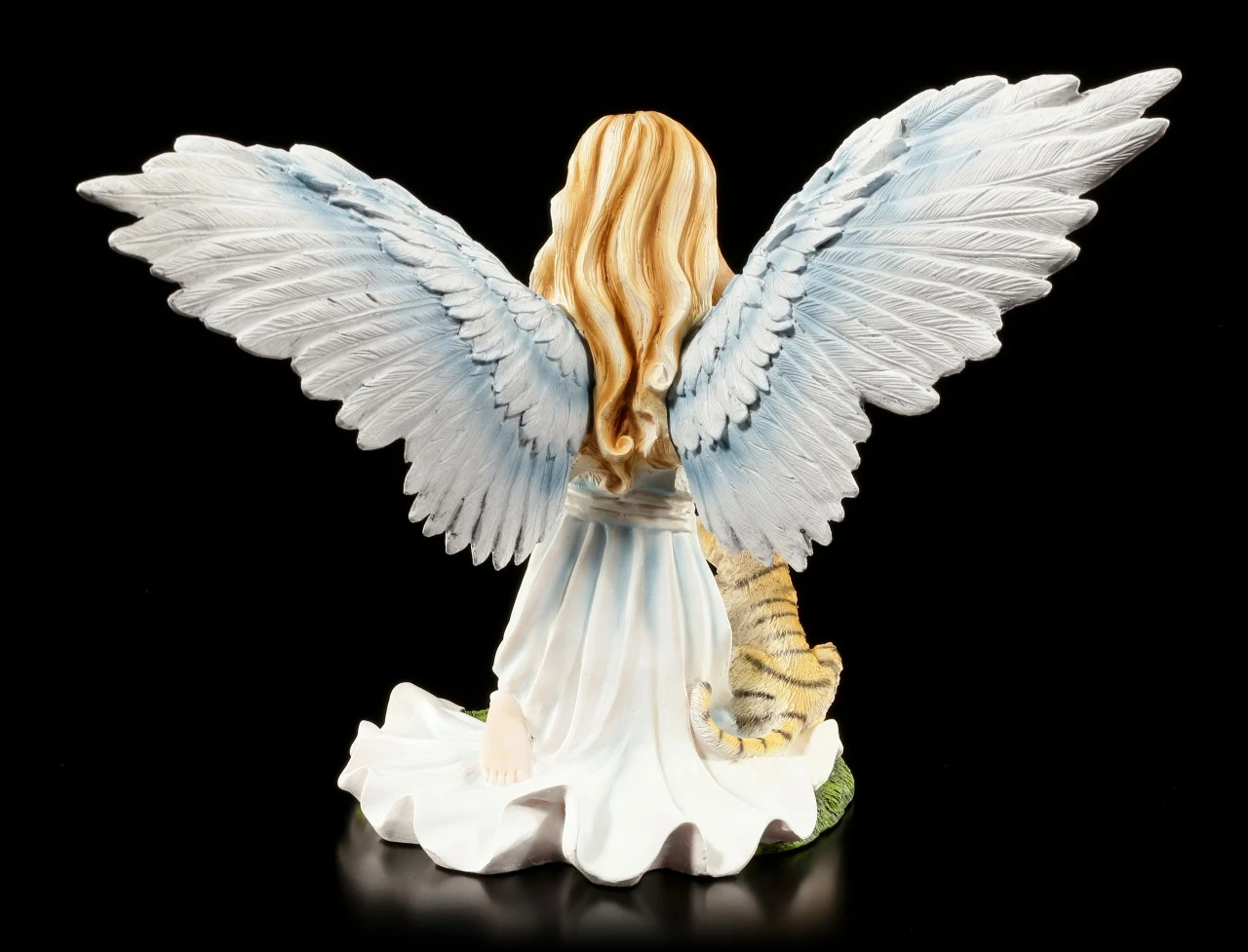 Engel Figur - Nariel Mit Tigerbabys â Bild 4